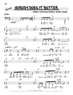 Nobody Does It Better von Carly Simon (Download) 