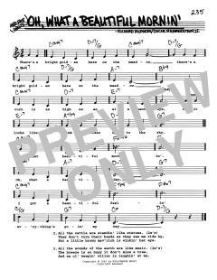 Oh, What A Beautiful Mornin' von Richard Rodgers (Download) 