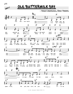 Ole Buttermilk Sky von Hoagy Carmichael (Download) 