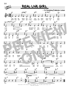 Real Live Girl von Carolyn Leigh (Download) 
