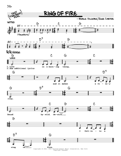 Ring Of Fire von Johnny Cash (Download) 