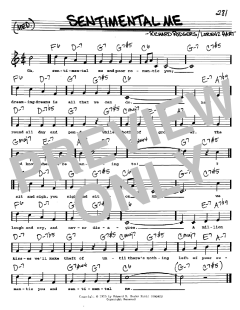 Sentimental Me von Richard Rodgers (Download) 