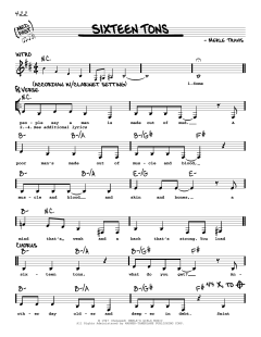 Sixteen Tons von Tennessee Ernie Ford (Download) 