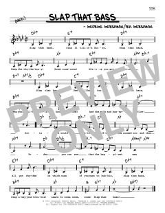 Slap That Bass von Ira Gershwin (Download) 