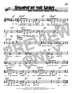 Stompin' At The Savoy von Andy Razaf (Download) 