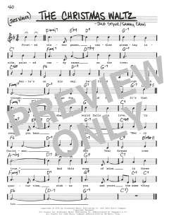 The Christmas Waltz von Jule Styne (Download) 