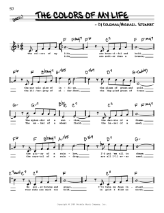 The Colors Of My Life von Cy Coleman (Download) 
