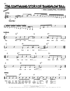 The Continuing Story Of Bungalow Bill [Jazz version] von The Beatles (Download) 