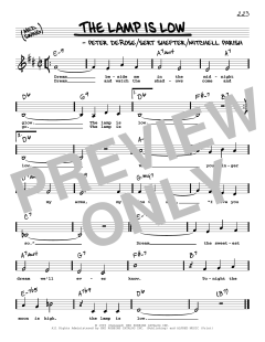 The Lamp Is Low von Mitchell Parish (Download) 