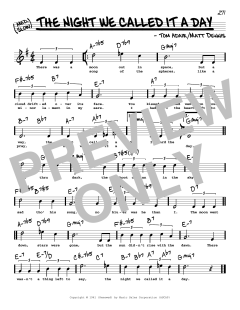 The Night We Called It A Day von Frank Sinatra (Download) 