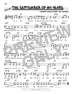 The September Of My Years von Frank Sinatra (Download) 