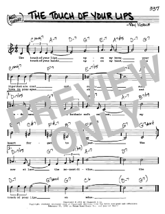 The Touch Of Your Lips von Ray Noble (Download) 