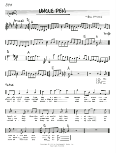 Uncle Pen von Bill Monroe (Download) 