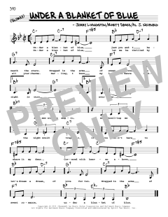 Under A Blanket Of Blue von Jerry Livingston (Download) 