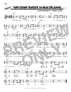 'Way Down Yonder In New Orleans von Henry Creamer (Download) 