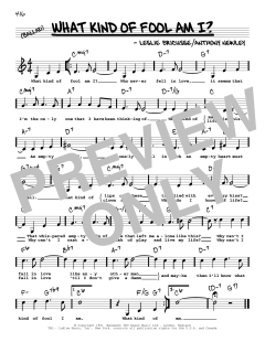 What Kind Of Fool Am I? von Anthony Newley (Download) 