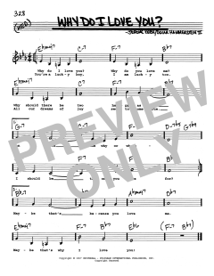 Why Do I Love You? von Jerome Kern (Download) 