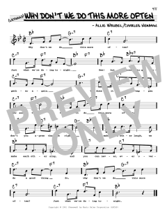 Why Don't We Do This More Often von Allie Wrubel (Download) 