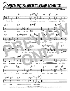 You'd Be So Nice To Come Home To von Cole Porter (Download) 