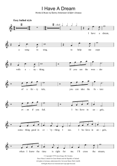 I Have A Dream von ABBA (Download) 