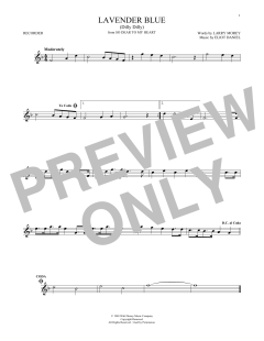 Lavender Blue von Burl Ives (Download) 