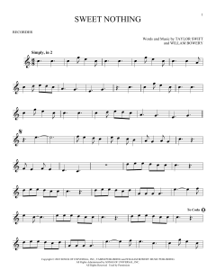 Sweet Nothing von Taylor Swift (Download) 