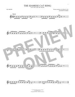The Siamese Cat Song von Peggy Lee (Download) 