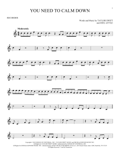 You Need To Calm Down von Taylor Swift (Download) 