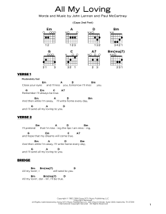 All My Loving von The Beatles (Download) 