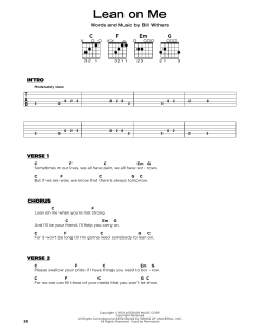Lean On Me von Bill Withers (Download) 