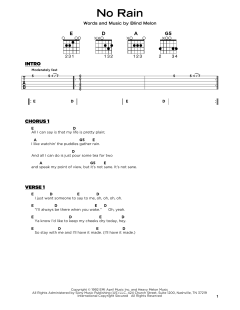 No Rain von Blind Melon (Download) 