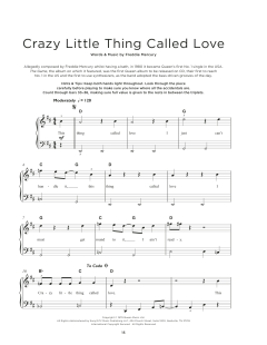 Crazy Little Thing Called Love von Queen (Download) 