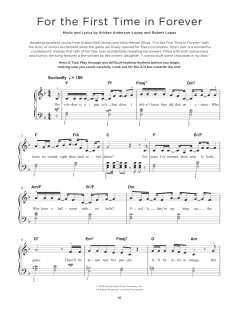 For The First Time In Forever von Robert Lopez (Download) 