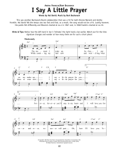 I Say A Little Prayer von Dionne Warwick (Download) 