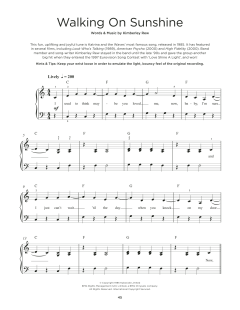 Walking On Sunshine von Katrina And The Waves (Download) 