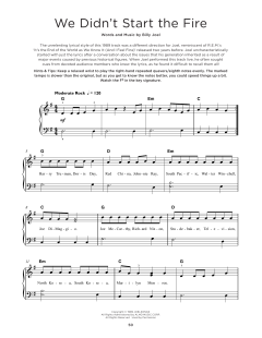We Didn't Start The Fire von Billy Joel (Download) 