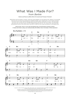 What Was I Made For? von Billie Eilish (Download) 
