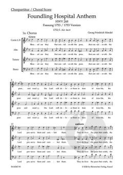 Foundling Hospital Anthem HWV 268 von Georg Friedrich Händel (Download) 