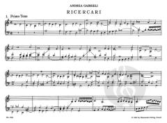 Ricercari Band 1 von Andrea Gabrieli 