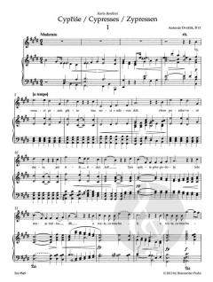 Cypriše (Zypressen) von Antonín Dvořák (Download) 