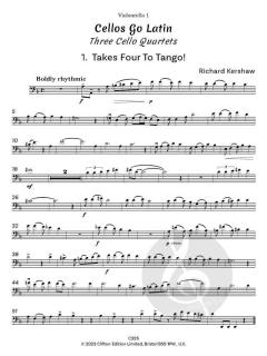 Cellos Go Latin von Richard Kershaw (Download) 