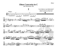 Oboe Concerto in C von Carl Ditters von Dittersdorf 