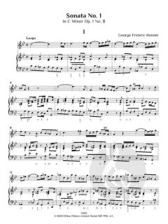 The Three Authentic Sonatas von Georg Friedrich Händel 