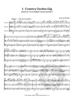 Jazz-Folk Bassoon Trios von Duncan Stubbs 
