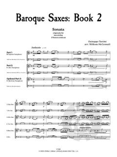 Baroque Saxes 2 von Giuseppe Tartini (Download) 
