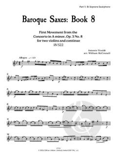 Baroque Saxes 8 von Antonio Vivaldi (Download) 