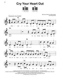 Cry Your Heart Out von Adele (Download) 
