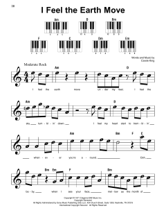 I Feel The Earth Move von Carole King (Download) 