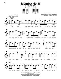 Mambo No. 5 von Lou Bega (Download) 
