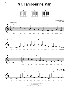 Mr. Tambourine Man von Bob Dylan (Download) 